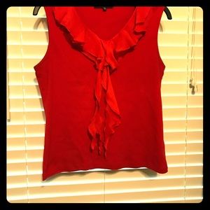 Red top. Jones New York Signature Petite size PM